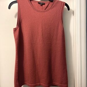 100% Cashmere Sleeveless Sweater Tank Top